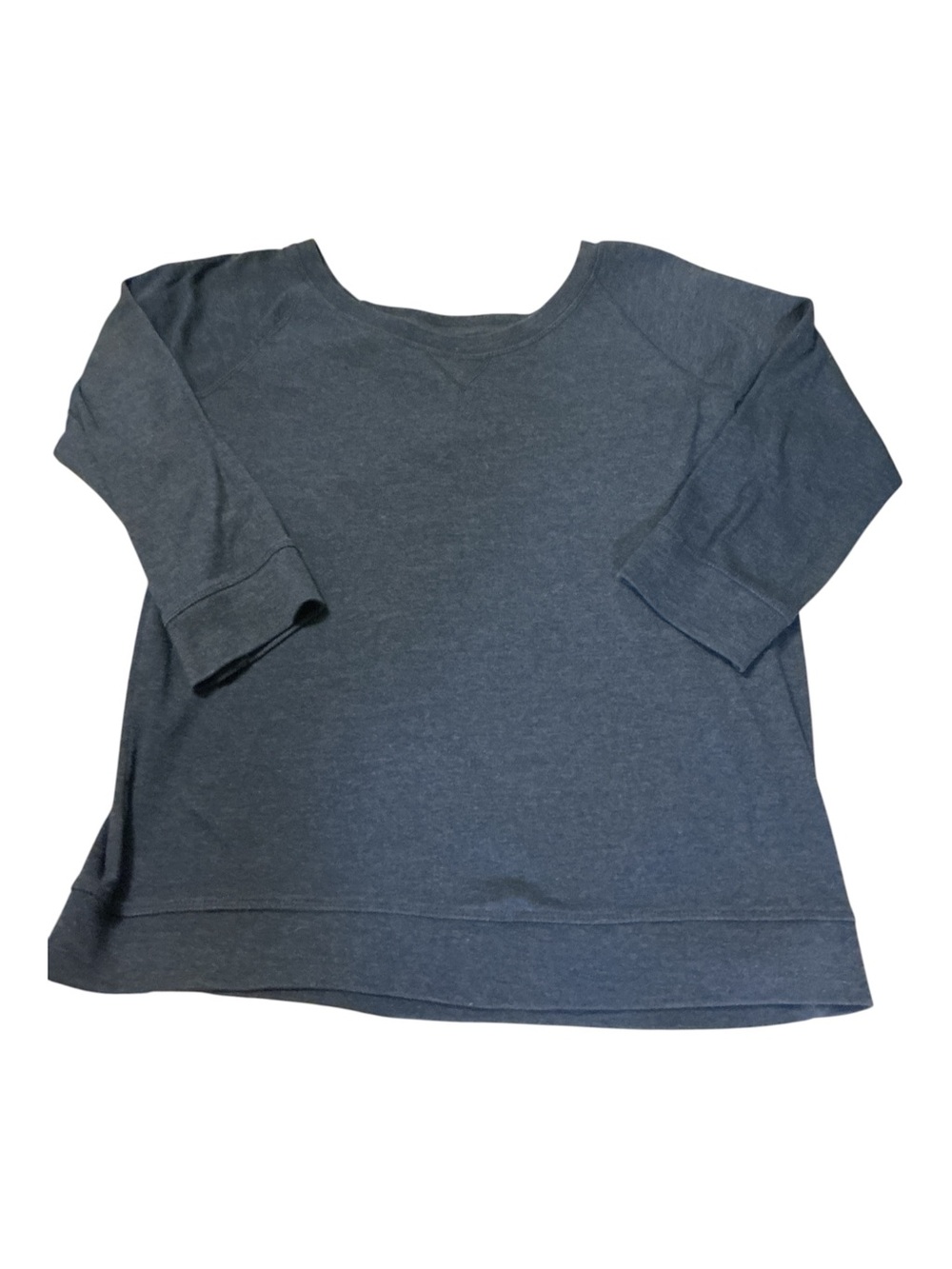 Style & Co. Girls' Charcoal Gray Crewneck Sweatshirt
